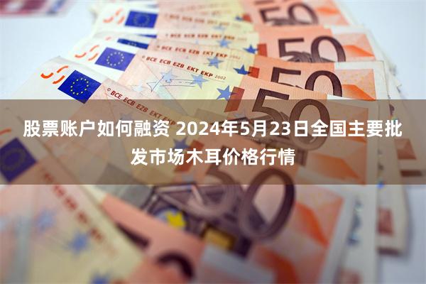 股票账户如何融资 2024年5月23日全国主要批发市场木耳价格行情