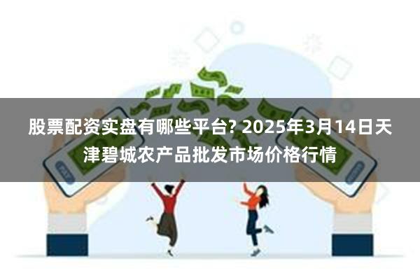 股票配资实盘有哪些平台? 2025年3月14日天津碧城农产品批发市场价格行情